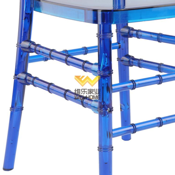 Blue Acrylic affordable antique chiavari chair for wedding/events